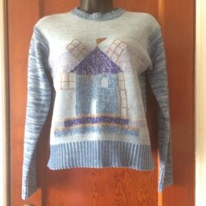 Vintage knit pullover sweater